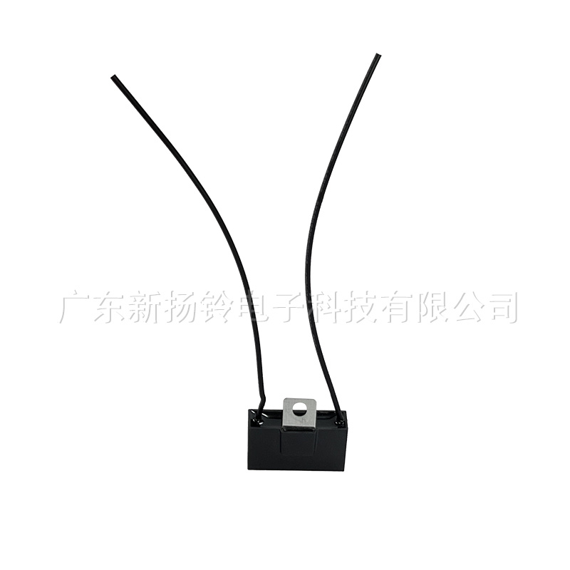 雙黑外漏CBB61 2.0uF 450v 掛耳引線 啟動(dòng)運(yùn)轉(zhuǎn)電容