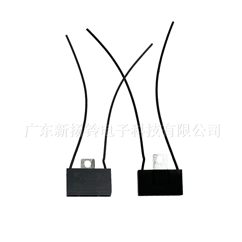 雙黑外漏CBB61 2.0uF 450v 掛耳引線 啟動(dòng)運(yùn)轉(zhuǎn)電容