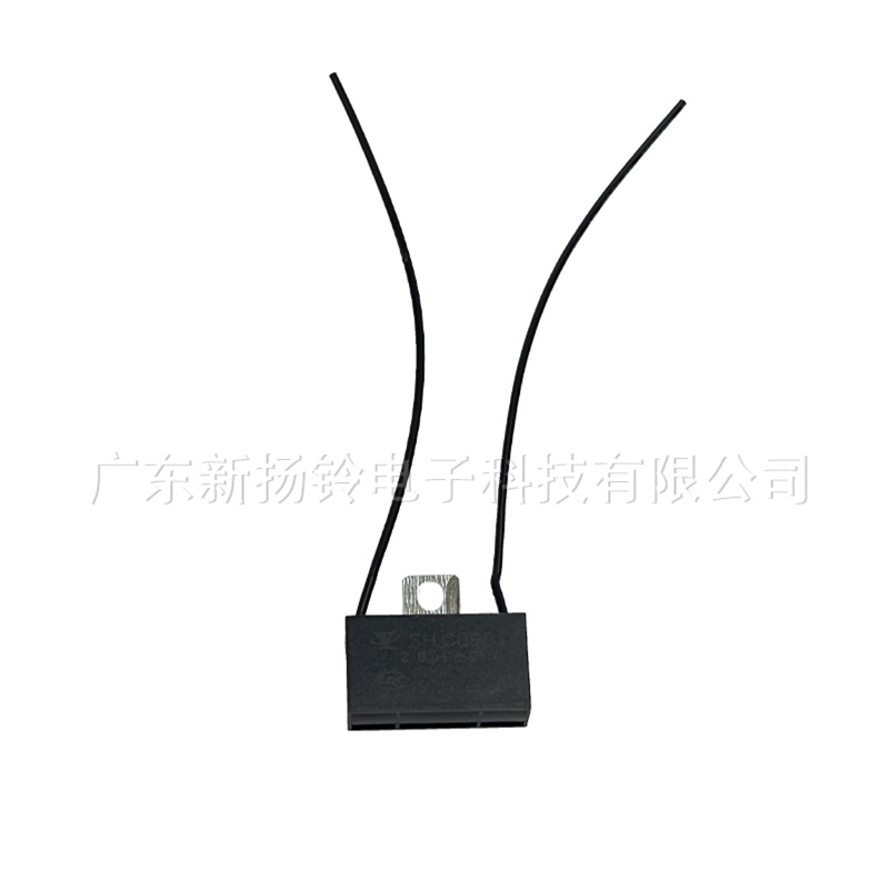 雙黑外漏CBB61 2.0uF 450v 掛耳引線 啟動(dòng)運(yùn)轉(zhuǎn)電容